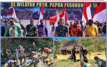 Karya Bakti Skala Besar Korem 172/PWY, Wujud Nyata Kehadiran TNI AD untuk Masyarakat Papua