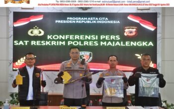 Komplotan Spesialis Pembobol Pabrik Lintas Daerah Digulung Polres Majalengka