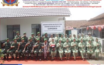 Dandim 0612/Tasikmalaya Bersama Ketua Persit KCK Cabang XXIII Laksanakan Kunjungan Kerja ke Koramil 1224/CipedesSenin 24 Agustus 2026