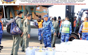 Mendukung Penuh Penanganan Karhutla, TNI AU Terbangkan A-400M Bawa Bantuan Presiden RI Yang Dikirim oleh Kemhan-Kementan