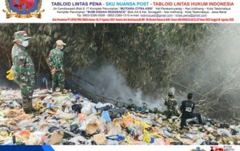 Aksi Heroik TNI Bersama Kodim 0612/Tasikmalaya Berjibaku Padamkan Api di TPA Kabupaten Tasikmalaya