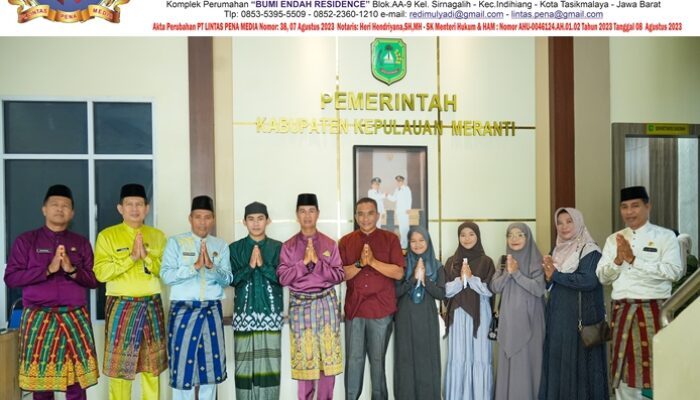 Sekda Meranti Lepas Empat Wakil Riau ke MTQ Nasional, Pemkab Beri Sagu Hati Rp.5 Juta