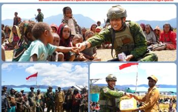 Tembus Medan Ekstrem, Koops TNI Habema Berhasil Salurkan 2 Ton Bantuan Kemanusiaan ke Tiga Distrik di Kabupaten Puncak