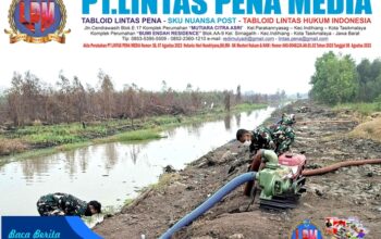 Pastikan Pasokan Air Tetap Siaga, Satgas Pam Irigasi Embung Jokowi Lanud Sjamsudin Noor Rawat Kesiapan Pompa Untuk Penanganan Karhutla