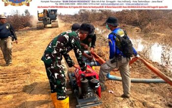 Pastikan Sumber Air Karhutla Tetap Andal, Personel Lanud Sjamsudin Noor Siaga 24 Jam Dukung Kesiapan dan Operasi Penanganan Karhutla.