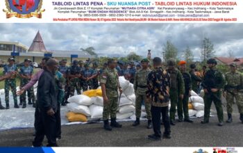 Pasokan Beras ASN Tiba di Yahukimo, Diangkut Hercules C-130 TNI AU