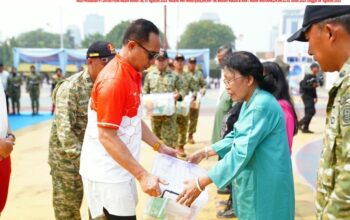 Panglima TNI Pantau Bakti Kesehatan TNI Serentak Diseluruh Indonesia