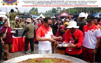 TNI Bagikan 22.000 Porsi Makanan Gratis Untuk Masyarakat pada TNI Fair 2026 Di Monas
