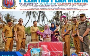 Kunjungi Korban Kebakaran, Bupati Meranti Serahkan Bantuan dan Janji Bangun Rumah