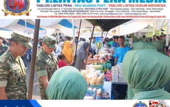 Dandim 0612/Tasikmalaya Bersama Ketua Persit KCK Cabang XXIII Hadiri Bazar TNI dalam Rangka HUT ke-81 TNI Tahun 2026