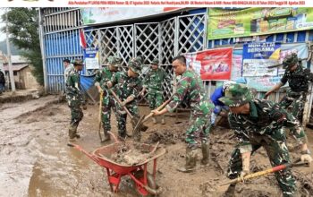 Gerak Cepat TNI Bantu Tangani Dampak Banjir Bandang di Kabupaten Solok Sumbar