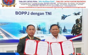 Panglima TNI Tandatangani Nota kesepahaman Dengan Kepala Badan Otorita Pengelola Pantai Utara Jawa