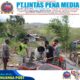 Kodim 1714/Puncak Jaya Gandeng Masyarakat Binaan Membangun Jembatan Merah Putih di Kampung Kulok Enggame