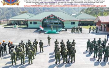 HUT Ke-81 TNI Tahun 2026, Kodim 1714/Puncak Jaya Gelar Upacara, Dipererat Kebersamaan TNI dan Kepolisian