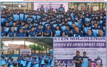 Lepas Kontingen Porprov XV Jabar 2026, Majalengka Bidik 10 Besar di Tengah Keterbatasan Anggaran