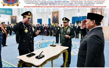 Panglima TNI Hadiri Pelantikan Kapolri dan Wakapolri di Istana Negara