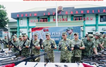 75 Senjata Diserahkan Sukarela, TNI Kedepankan Pendekatan Humanis