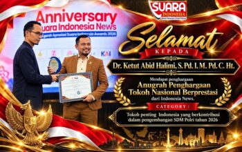 Dr. Ketut Abid Halimi Raih Penghargaan atas Kontribusinya dalam Pembangunan SDM Polri