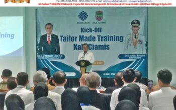 Kick Off Tailor Made Training, Bupati Ciamis Apresiasi Penyerapan Tenaga Kerja PT Chihaya Global Utama